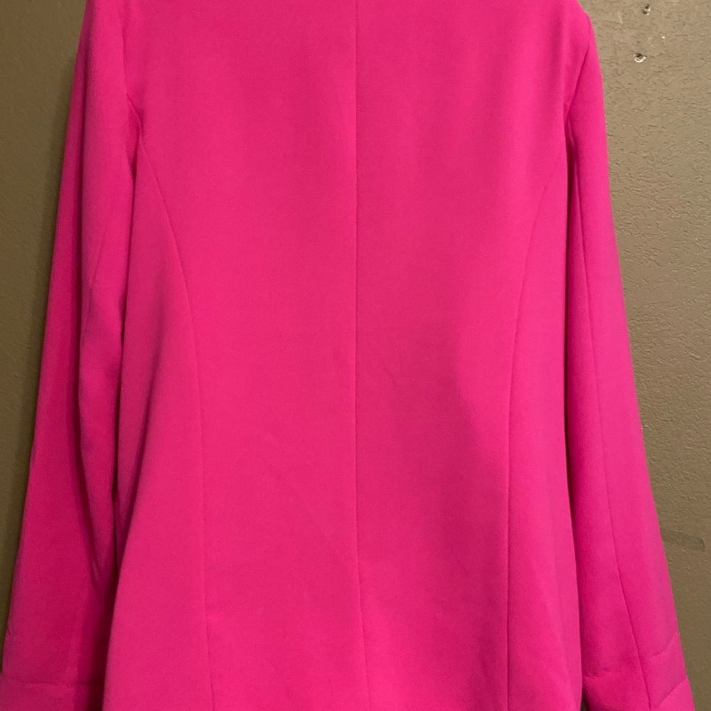 Steve Madden Women's Medium Hot Pink Blazer Jacket - Picture 4 of 7